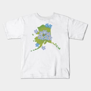 Alaska Forget-Me-Not Kids T-Shirt